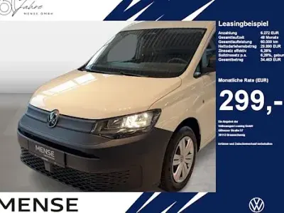 Ny VW Caddy 102 HK (75 kW) 2026 Hvid MPV