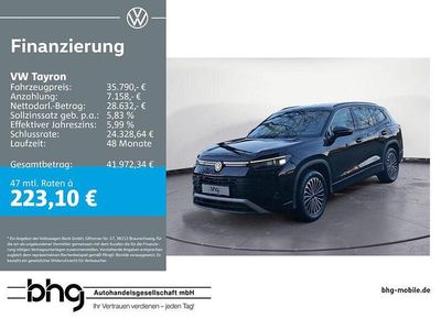 Gebraucht VW Tayron Life 150 PS (110 kW) 2025 Schwarz SUV