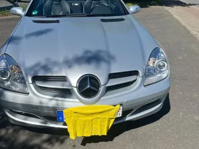 Gebraucht Mercedes SLK200 163 PS (119 kW) 2005 Silber Cabrio