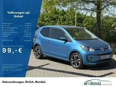 Second-hand VW up! United 60 CP (44 kW) 2020 Albastru Hatchback