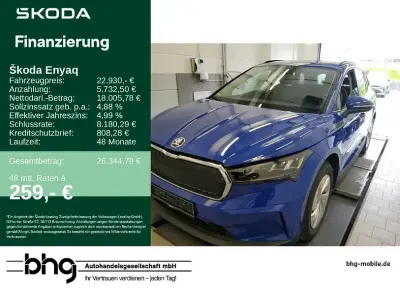 Gebraucht Skoda Enyaq iV 108 kW (148 PS) 2023 Blau SUV