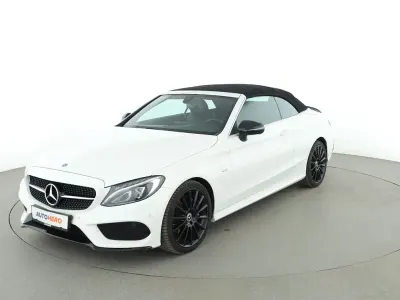 Gebraucht Mercedes C200 AMG line 184 PS (135 kW) 2018 Weiß Cabrio