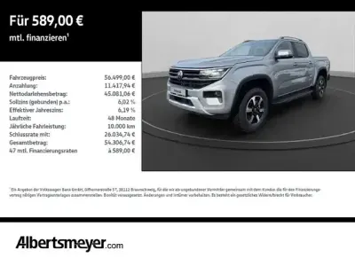 Neu VW Amarok Life 205 PS (150 kW) 2025 Silber Pickup
