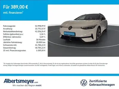 Gebraucht VW ID.7 Pro 154 kW (210 PS) 2025 Weiß Kombi