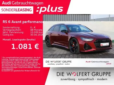 Usata Audi RS6 Performance 630 CV (463 kW) 2025 Rosso Station wagon