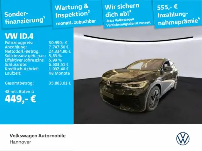 Brugt VW ID.4 GTX 219 kW (299 HK) 2023 Sort SUV