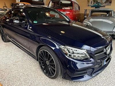 Gebraucht Mercedes C200 AMG line 184 PS (135 kW) 2018 Blau Coupé