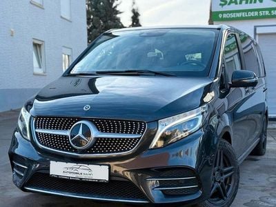 Schwarz Gebraucht 2021 Mercedes V250 AMG line Van / Kleinbus | 44.990 € (Superpreis)