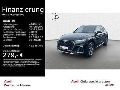 Gebraucht Audi Q5 S-Line 286 PS (210 kW) 2022 Mythosschwarz metallic SUV