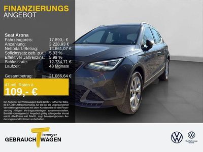 Gebraucht Seat Arona FR 110 PS (80 kW) 2023 Grau SUV