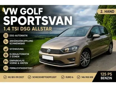 Gebraucht VW Golf VII 125 PS (91 kW) 2016 Gold metallic Limousine