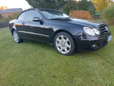 Gebraucht Mercedes CLK200 Avantgarde 184 PS (135 kW) 2008 Schwarz Cabrio
