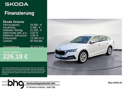 Gebraucht Skoda Octavia Style 150 PS (110 kW) 2023 Weiß Kombi