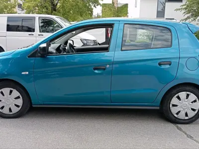 Gebraucht Mitsubishi Space Star 70 PS (51 kW) 2013 Blau Van / Kleinbus