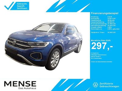 Gebraucht VW T-Roc Cabriolet Style 150 PS (110 kW) 2025 Blau Cabrio
