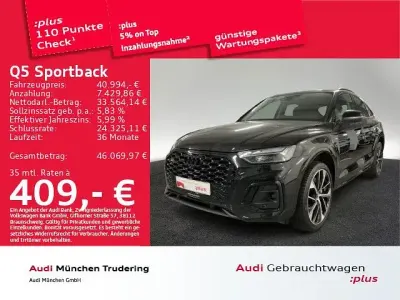 Gebraucht Audi Q5 Sportback S-Line 367 PS (269 kW) 2023 Schwarz SUV