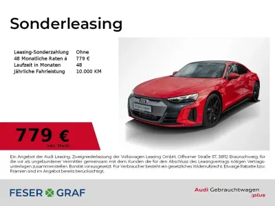 Gebraucht Audi e-tron GT quattro Premium 350 kW (476 PS) 2023 Tangorot metallic Limousine