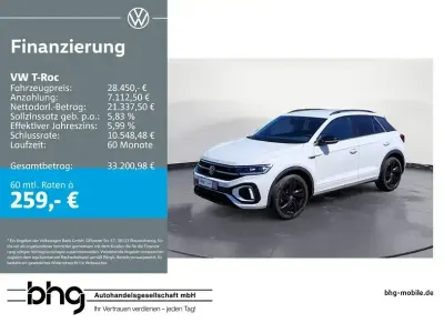 Gebraucht VW T-Roc R-line 150 PS (110 kW) 2025 Weiß SUV