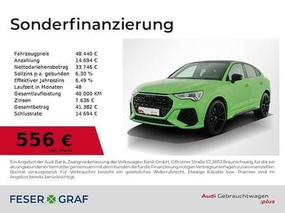 Second-hand Audi RS Q3 Sportback Ambiente 400 CP (294 kW) 2022 Verde SUV