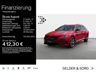 Gebraucht Skoda Superb SportLine 218 PS (160 kW) 2021 Velvetrot metallic Kombi