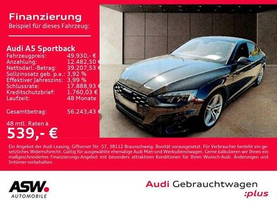 Usata Audi A5 Sportback Business 265 CV (194 kW) 2025 Nero Utilitaria