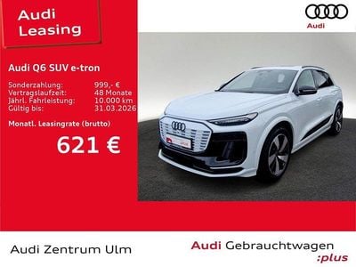 Gletscherweiß metallic Gebraucht 2024 Audi Q6 e-tron Ambiente SUV | 71.420 € (Teuer)