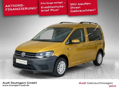 Gebraucht VW Caddy Beach 102 PS (75 kW) 2019 Sandstorm yellow metallic Van / Kleinbus