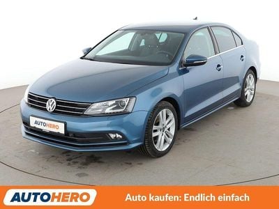 Second-hand VW Jetta Allstar 150 CP (110 kW) 2016 Albastru Berlinǎ