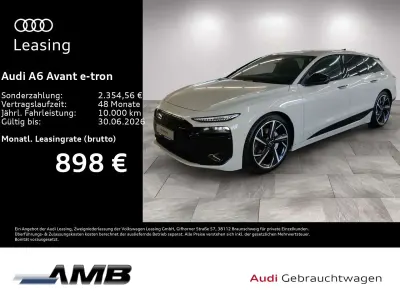 Brugt Audi A6 e-tron S-Line 269 kW (367 HK) 2026 Beige Stationcar