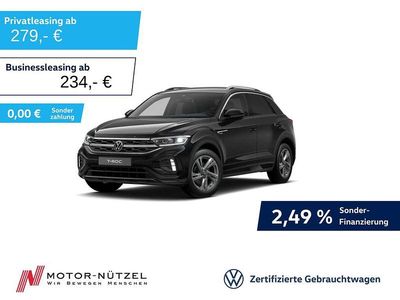Gebraucht VW T-Roc R-line 150 PS (110 kW) 2025 Schwarz SUV
