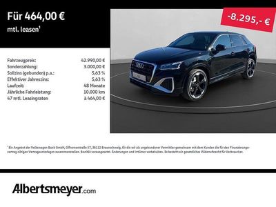 Neu Audi Q2 S-Line 150 PS (110 kW) 2025 Schwarz SUV