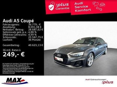 Usata Audi A5 S-Line 286 CV (210 kW) 2022 Grigio Coupé