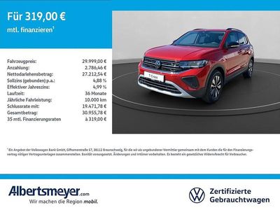 Rot Neu 2025 VW T-Cross Goal SUV | 29.999 € (Teuer)