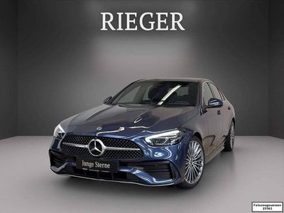 Metalliclack sodalithblau (metallic) Gebraucht 2024 Mercedes C200 AMG Limousine | 39.900 € (Fairer Preis)