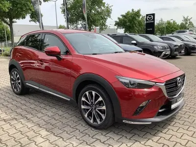 Gebraucht Mazda CX-3 Selection 121 PS (88 kW) 2021 Magmarot metallic SUV