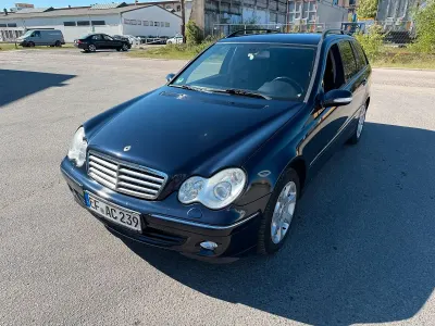 Brugt Mercedes C230 204 HK (150 kW) 2006 Blå Stationcar