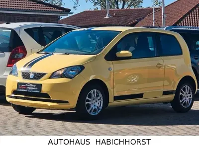 Brugt Seat Mii Style 60 HK (44 kW) 2015 Gul Hatchback