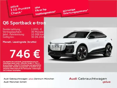 Używany Audi Q6 e-tron S-Line 284 kW (387 KM) 2025 Biały SUV