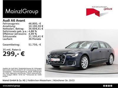 Gebraucht Audi A6 S-Line 340 PS (250 kW) 2024 Firmamentblau metallic Kombi