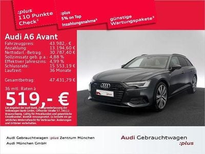 Gebraucht Audi A6 S-Line 265 PS (194 kW) 2023 Manhattangrau metallic Kombi