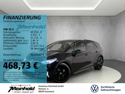 Gebraucht VW ID.3 GTX 239 kW (326 PS) 2025 Schwarz Kleinwagen