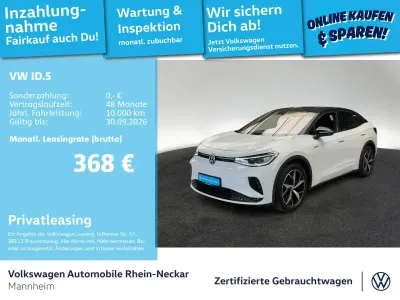 Gebraucht VW ID.5 GTX 219 kW (299 PS) 2022 Gletscherweiß metallic SUV