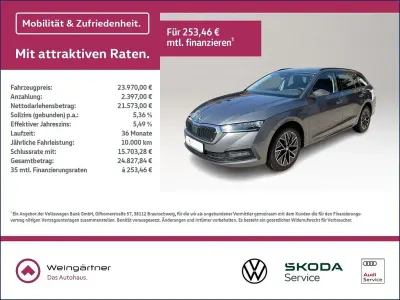 Gebraucht Skoda Octavia Clever 150 PS (110 kW) 2023 Grau Limousine