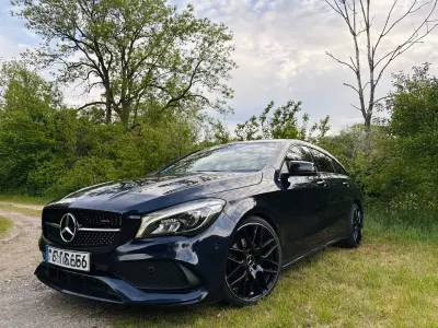 Używany Mercedes CLA200 Shooting Brake AMG line 156 KM (114 kW) 2017 Niebieski Kombi