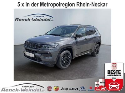 gebraucht Jeep Compass S 1.5 MAir Navi LED Scheinwerferreg. ACC El. Heckklappe Mehrzonenklima Leder Soundsystem