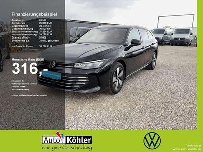 Gebraucht VW Passat Business 150 PS (110 kW) 2024 Grenadillschwarz metallic Kombi