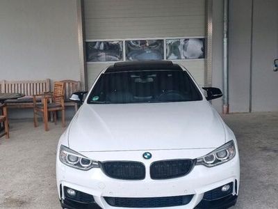 gebraucht BMW 435 d xdrive 4er f32 coupe m-paket alpinweiss leder harmann