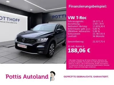 Gebraucht VW T-Roc Active 150 PS (110 kW) 2021 Schwarz SUV