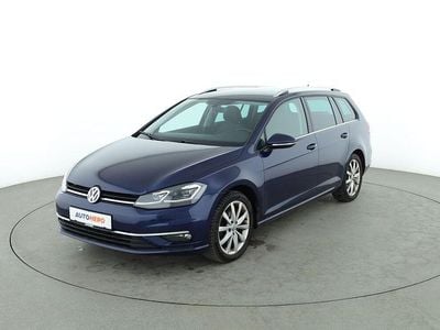 Blau Gebraucht 2018 VW Golf VII Highline Kombi | 15.330 € (Guter Preis)
