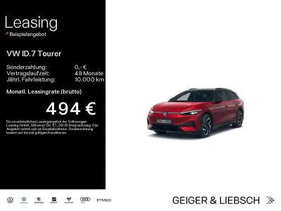 Gebraucht VW ID.7 Pro 210 kW (286 PS) 2025 Kings red metallic/schwarz Kombi